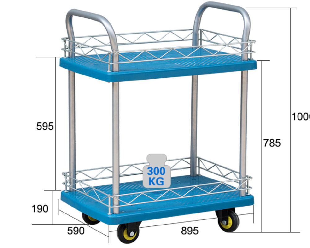 300kg雙層手推車(chē)